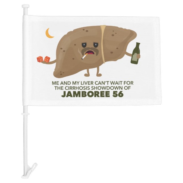 CIRRHOSIS SHOWDOWN – JAM 56 FLAG (Front)