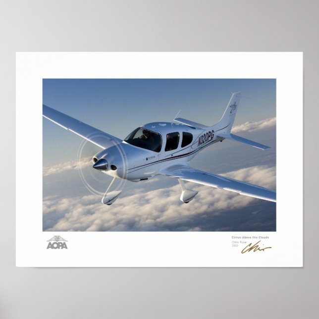 Cirrus Above the Clouds Gallery Poster (Front)