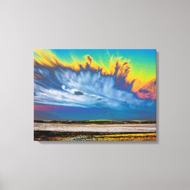 Cirrus Cloud Kirkcudbright Card Acrylic Print (Front)