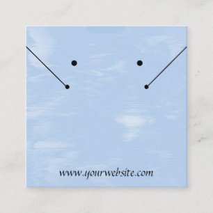 Cirrus Clouds Jewelry Display Card