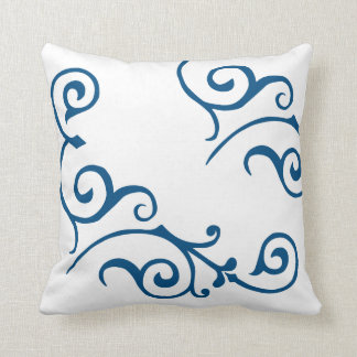 Cirrus Ivory (Blue) Pillow