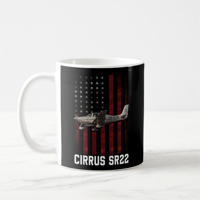 Cirrus Sr22 Aircraft Coffee Mug (Left)