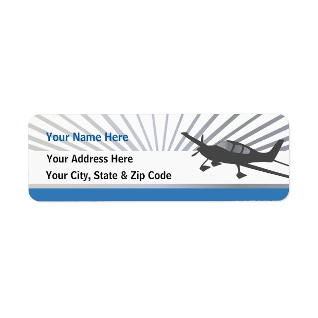 Cirrus SR22 Label (Front)