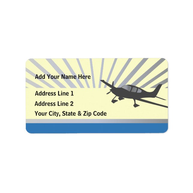 Cirrus SR22 Label (Front)