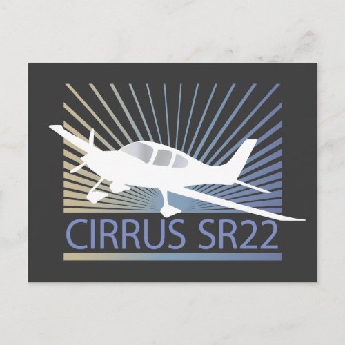 Cirrus SR22 Postcard