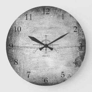 Cirrus SR-22 Plane Large Clock