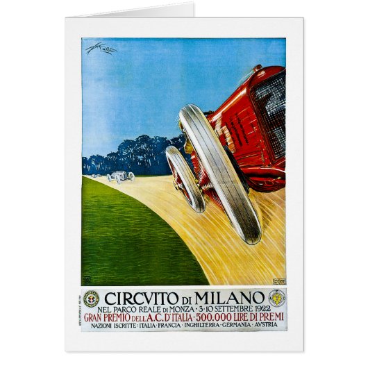 Cirvito De Milano 1922 Cards (Front)