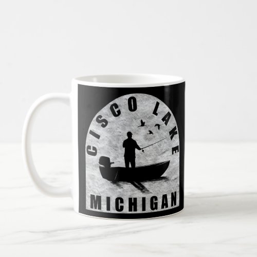 Cisco Lake Fishing Michigan    Coffee Mug