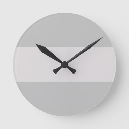 Cisgender Pride Flag Round Clock