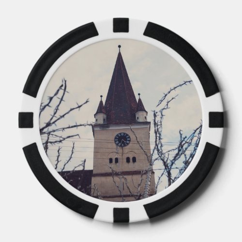 Cisnadie clock tower Romania Poker Chips