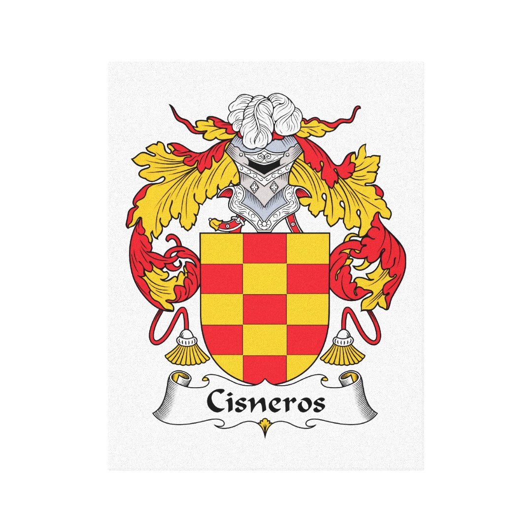 Cisneros Family Crest Canvas Print | Zazzle