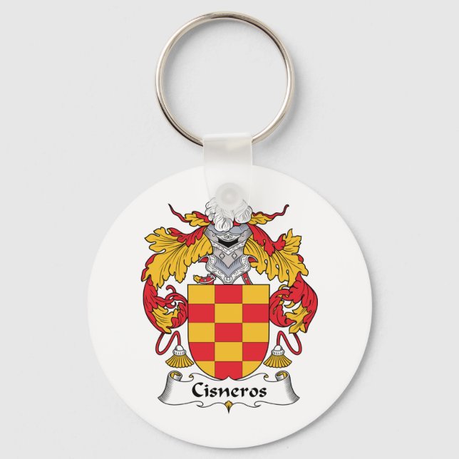 Cisneros Family Crest Keychain (Front)