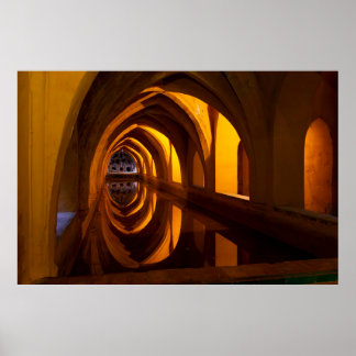 Cisterna of Royal Alcazar de Seville Poster