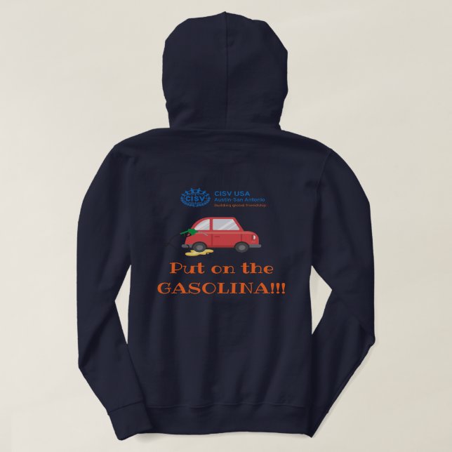 CISV Austin "Gasolina" Energizer Women's Hoodie (Design Back)
