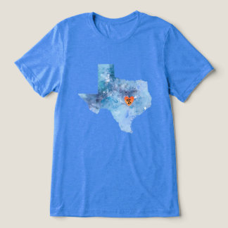 CISV Austin Heart of Texas Men's T-Shirt Tri-Blend Shirt