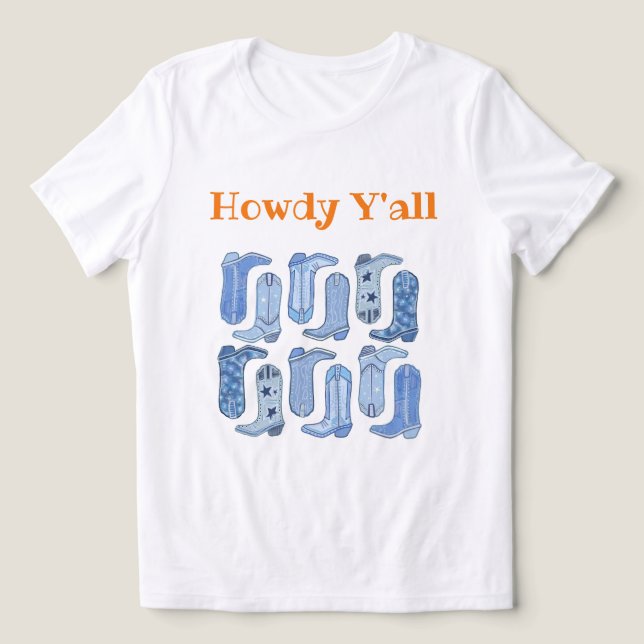 CISV Austin Howdy Y'all Women's Tri-Blend Shirt (Design Front)