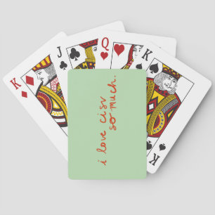 CISV Austin I love CISV Playing Cards