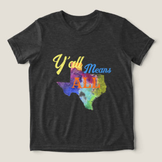 CISV Austin "Y'all Means All" Kid's Tri-Blend Shirt