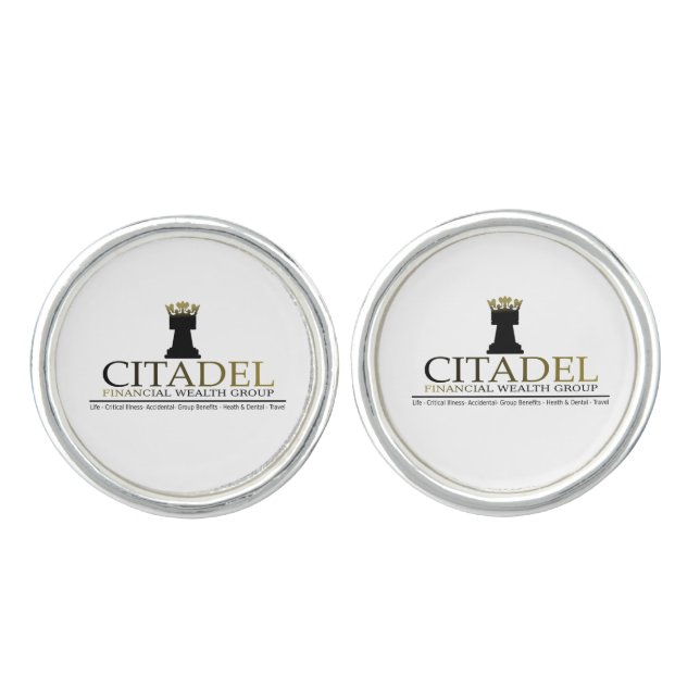 Citadel Financial Wealth Group Cuff Links (Front)