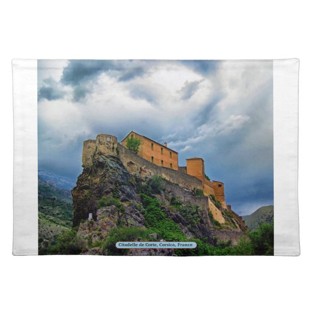 Citadelle de Corte, Corsica, France Placemat (Front)