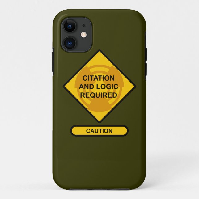 Citation and Logic Required Case-Mate iPhone Case (Back)