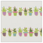 Cite cactus design with custom background color fabric