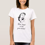 Cite Your Sources Girl T-shirt at Zazzle