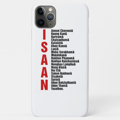 Cities of Isaan Thailand iPhone 11 Pro Max Case