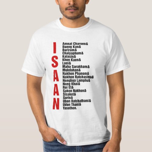 Cities of Isaan Thailand T_Shirt