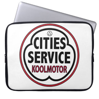 Cities Service Koolmotor vintage sign reproduction Laptop Sleeve