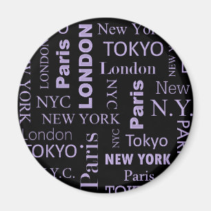 Cities Stylish Magnet