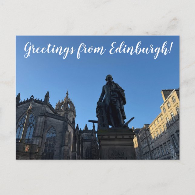 CITINERARIES: Greetings from Edinburgh! Postcard (Front)