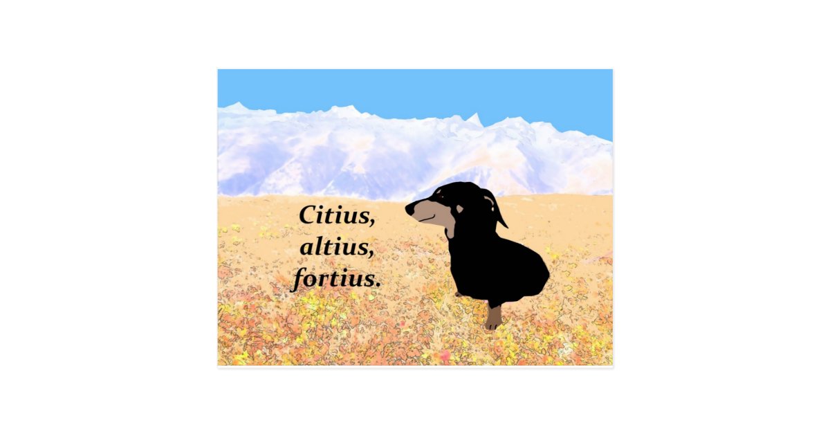 citius altius fortius postcard zazzle com diy party banners