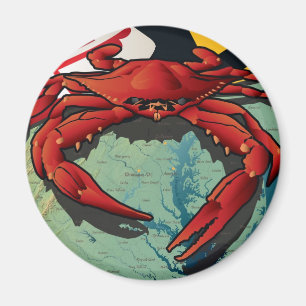 Citizen Crab of Maryland Magnet