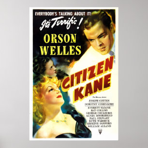Citizen Kane 1941 Movie POSTER PRINT A5-A1 Orson