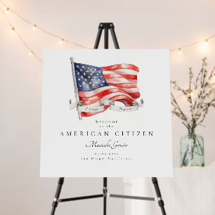 Citizen - New American Citizen Welcome Sign