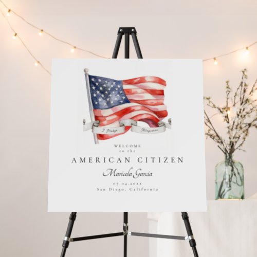 Citizen _ New American Citizen Welcome Sign