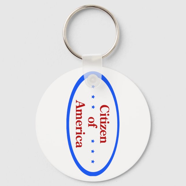 Citizen of America  Keychain (Front)