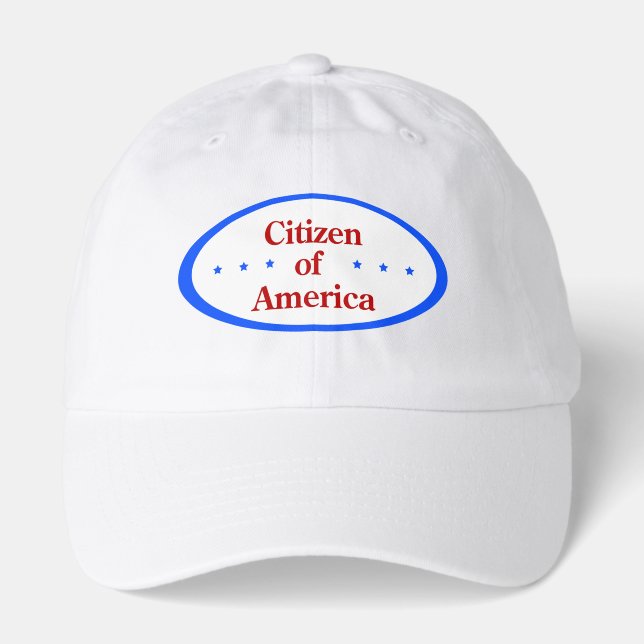 Citizen of America shirt Hat (Front)