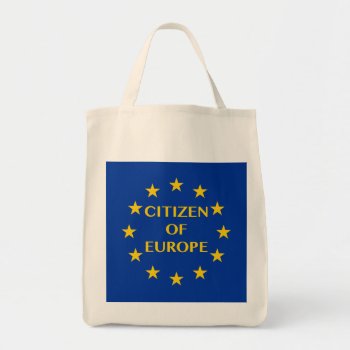 Citizen Of Europe Tote Bag by OblivionHead at Zazzle