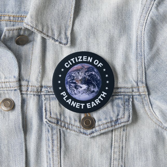 Citizen of Planet Earth Button (In Situ)