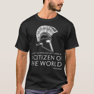 Citizen Of The World Ancient Greek Philosophy Di T-Shirt