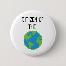 Citizen Of The World Button