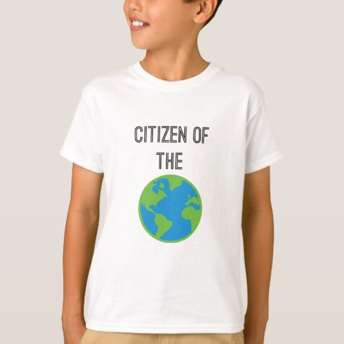 Citizen Of The World Kids T_Shirt