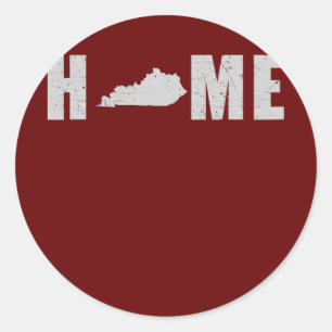 Citizen Proud America State Flag US Home Kentucky Classic Round Sticker