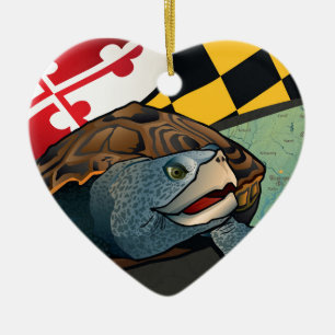 Citizen Terrapin, Maryland's Turtle Ceramic Ornament