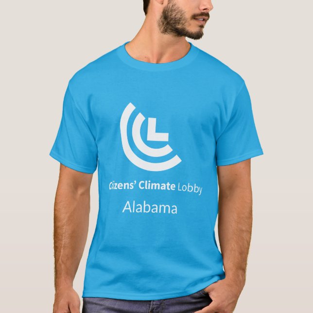 Citizens Climate Lobby QR code Alabama front&back T-Shirt (Front)