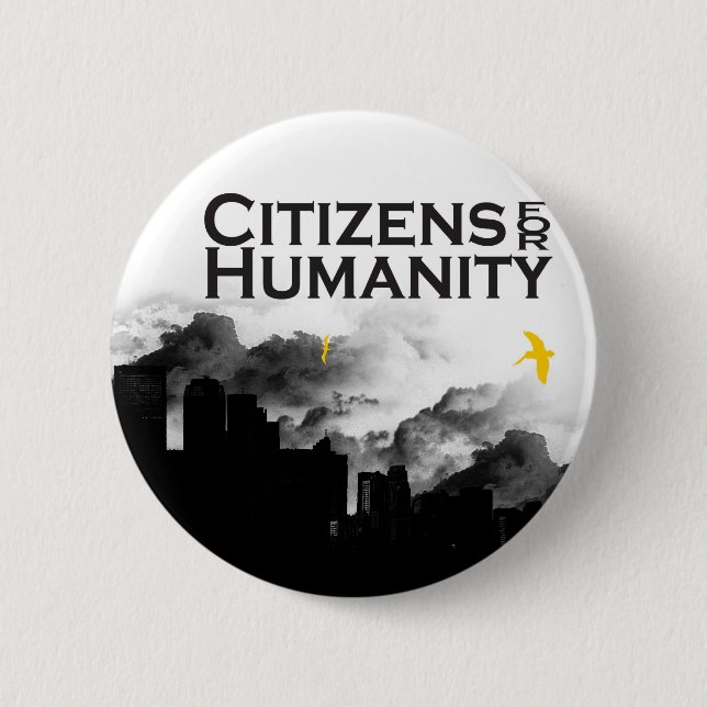 Citizens for Humanity Pinback Button (Front)