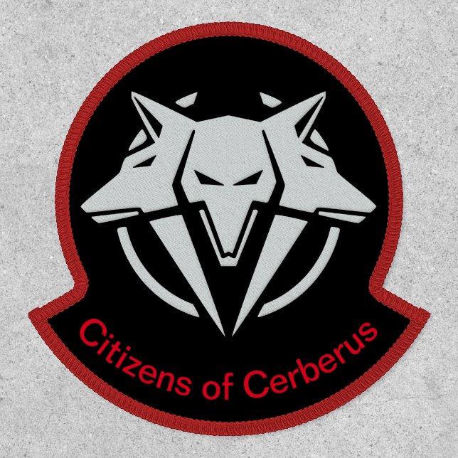 Citizens of Cerberus Classic Patch (White Logo) (Front)