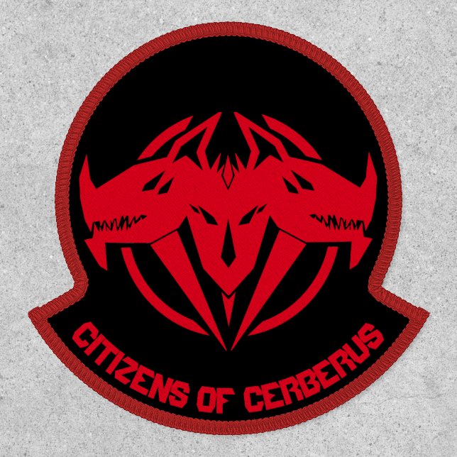 Citizens of Cerberus Kopion Patch (Red Logo) (Front)